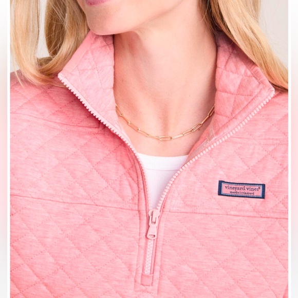 New Vineyard Vines Quilted Dreamcloth Shep Shirt - Palm Beach Heather, Small - Picture 2 of 8